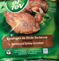 Jumlah gula yang masuk Escalope de dinde Barbecue