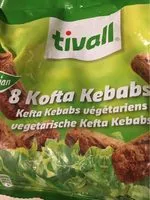 Sokerin määrä sisällä Kebabs végétariens