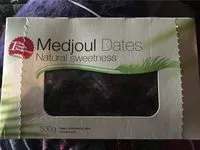 Jumlah gula yang masuk Dattes Medjoul