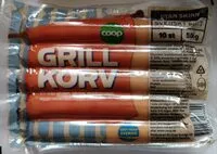 含糖量 Grillkorv