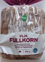 Zuckermenge drin Vilja Fullkorn