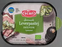 Amount of sugar in Svensk Leverpastej Ekologisk Ugnsbakad