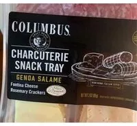 Suhkru kogus sees Charcuterie Snack Tray, Genoa Salame