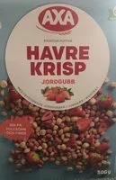 Количество сахара в Havre crisp jordgubb