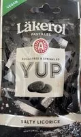 Sokerin määrä sisällä YUP salty Licorice