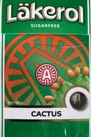 Sokerin määrä sisällä Läkerol Cactus