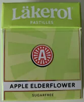 Sokerin määrä sisällä Apple elderflower