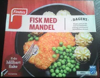 Количество сахара в Findus Dagens Fisk med mandel