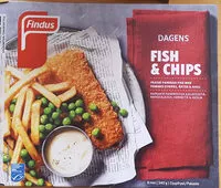 Sugar and nutrients in Findus dagens