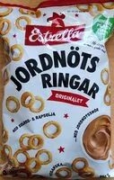 Sokerin määrä sisällä Jordnötsringar