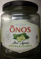 含糖量 Önos Mor Annas smörgåsgurka