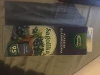 İçindeki şeker miktarı Klassisk Blåbärssoppa