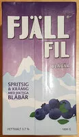 Amount of sugar in Fjällfil Blåbär