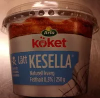 含糖量 Arla Köket Lätt Kesella Naturell kvarg