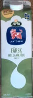 含糖量 Arla Ko Färsk laktosfri Mellanmjölkdryck