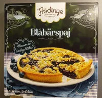 चीनी की मात्रा Blåbärspaj