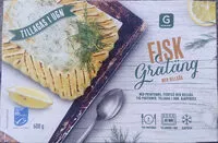 Suhkru kogus sees Garant Fiskgratäng med dillsås