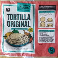 入っている砂糖の量 Tortilla original