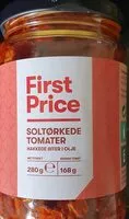 Suhkru kogus sees Soltørkede tomater