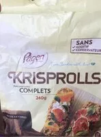 入っている砂糖の量 Krisprolls complets