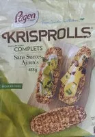 入っている砂糖の量 Krisprolls