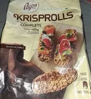Suhkru kogus sees Krisprolls Complets