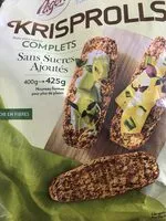 糖質や栄養素が Krisprolls