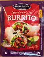 入っている砂糖の量 Burrito