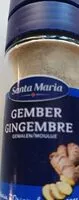 Quantité de sucre dans Gingembre poudre