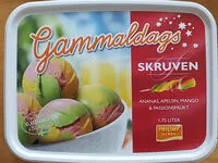 Zuckermenge drin Gammaldags Skruven - Ananas, apelsin, mango & passionsfrukt