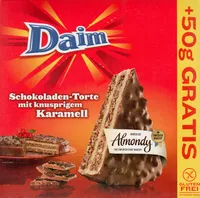 İçindeki şeker miktarı Daim schokoladen-torte
