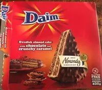 İçindeki şeker miktarı Cake Daim