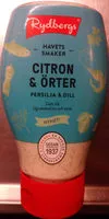 Quantité de sucre dans Rydbergs Citron & Örter