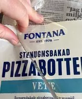 चीनी की मात्रा Kiviuunipaistettu pizzapohja vehnä