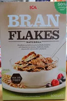 入っている砂糖の量 Bran Flakes Naturell