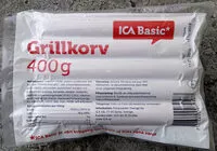 İçindeki şeker miktarı ICA Basic Grillkorv