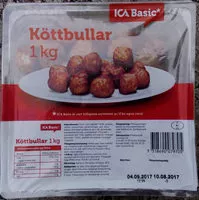 Количество сахара в ICA Basic Köttbullar