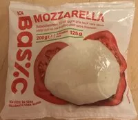 İçindeki şeker miktarı ICA Basic Mozzarella