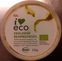 İçindeki şeker miktarı ICA i♥eco Ekologisk Bearnaisesås