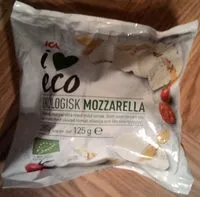 İçindeki şeker miktarı ICA i♥eco Ekologisk mozzarella