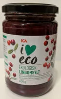 含糖量 Ekologisk Lingonsylt