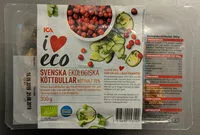 İçindeki şeker miktarı ICA i♥eco Svenska ekologiska köttbullar