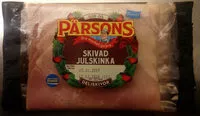 Amount of sugar in Pärsons Skivad julskinka