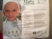 中的糖分和营养成分 Naty by nature babycare