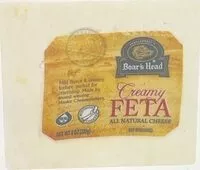 Amount of sugar in All natural, creamy feta