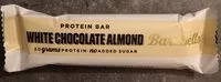 Sokerin määrä sisällä Protein Bar White Chocolate Almond