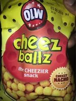 Cantidad de azúcar en Cheez Ballz