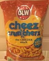 Cantidad de azúcar en Cheez cruncherz the cheezier snack