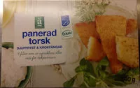 Sokerin määrä sisällä Coop Änglamark Panerad torsk