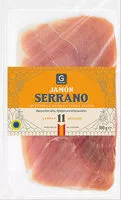 चीनी की मात्रा Jamón Serrano